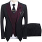 💎 50 % RABATT! 💎 Moderne bryllupssett i kontrastfarger – 3-delt slim fit-sett i dristig svart og lyseblått (8 farger!) 👔✨