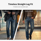 👖NYTT - 60 % RABATT🔥🥳Over 50 000 solgte!💥Stretchjeans med rett ben for menn