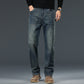 👖NYTT - 60 % RABATT🔥🥳Over 50 000 solgte!💥Stretchjeans med rett ben for menn