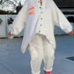 Oversized asymmetrisk loungewear-sett