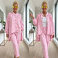 Oversized asymmetrisk loungewear-sett