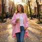 Oversized asymmetrisk loungewear-sett