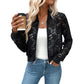 Women's Lightweight Lace Zip-Up Jacket