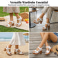 👡 50% OFF NOW! 🔥 Sommer-sandaler med én rem og platehæl for kvinner – komfortable, lette og perfekte til stranden eller til hverdagsbruk ☀️