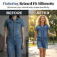 💥✨Tidsbegrenset spesialtilbud med 55 % rabatt – Korte, uformelle denim-overalls for damer