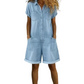 💥✨Tidsbegrenset spesialtilbud med 55 % rabatt – Korte, uformelle denim-overalls for damer
