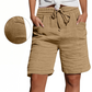Casualshorts for damer med elastisk linning