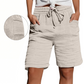 Casualshorts for damer med elastisk linning