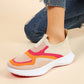 Pustevennlige strikkede slip-on-joggesko for kvinner