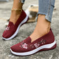 👟🌸 Slip-on-sko med blomstermønster i mesh