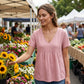 Women's Elegant V-Neck T-Shirt