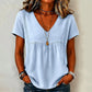Women's Elegant V-Neck T-Shirt