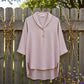 Women's Shawl Collar Button Front Blouse