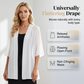 Women's Chiffon Open Front Cardigan Loose
