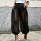 Lantern-broek met mesh-panelen voor dames