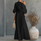 Sett med off-shoulder-top og bukser med vide ben for damer