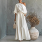 Sett med off-shoulder-top og bukser med vide ben for damer