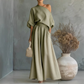 Sett med off-shoulder-top og bukser med vide ben for damer