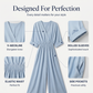 Elegant jumpsuit med V-hals og vide ben for kvinner