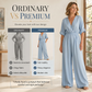 Elegant jumpsuit med V-hals og vide ben for kvinner