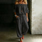 ✨ Elegant jumpsuit for damer med off-shoulder-design – komfortabel, stilig og enkel å ha på seg