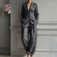 2-delers dress med blazer og bukser i casual-stil for kvinner