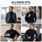 Menns falsk turtleneck genser