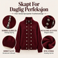 Damen-Strickjacke mit Stehkragen und Doppelknopfleiste