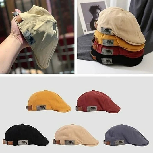 🔥Varm kampanje 49 %  Retro Vintage Street Beret-hette