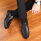 🔥Gratis levering - DRESSYE Herre Loafers i ekte skinn med myk innersåle Casual Business Slip On Loafers