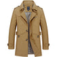 🔥Siste dag med 50 % avslag🔥Trenchcoat for menn