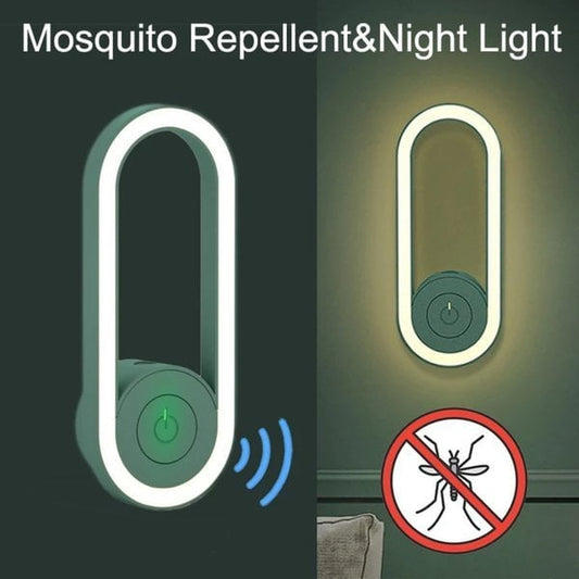 2024 Hot Sale-Frekvenskonvertering Ultrasonic Mosquito Killer med LED-søvnlampe